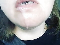 Nasty Spit Mouth Tongue Fetish