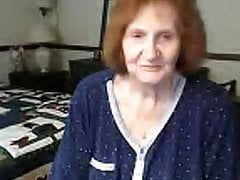 Granny flash boobies