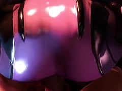 Overwatch - Widowmaker blowjob and anal