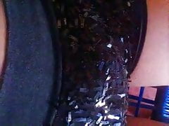 Brazillian tranny shows her hard cock