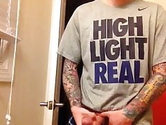 Str8 guy is home alone