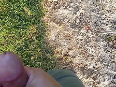 Ich auf Befehl der Herrin im Weingerg