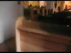 Slut having anal dildo fun outside