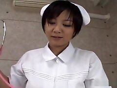 Nurse Meguru Kosaka gives sexy tits job