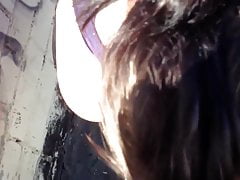 BJ on the roof. Volga river.)))