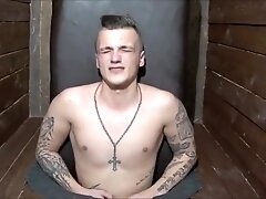 Hardcore gloryhole action