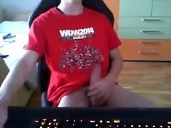 Italian cute boy big cock round ass on cam