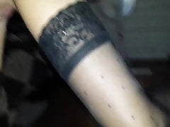 Thrashy Blonde Milf rides cock