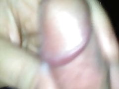 Cum with a left-handed wank