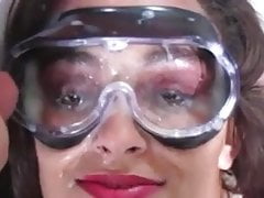 Google mask eye bukkake