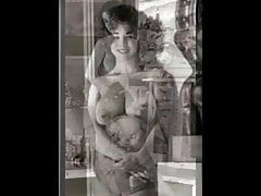 Vintage Silver Busty Beauty Janey