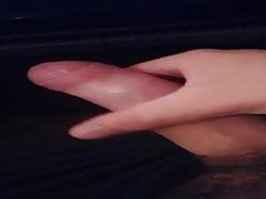 Fat cock first masturbation