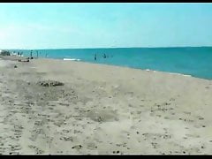 Beach Masturbation