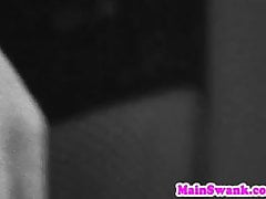Retro stockinged lesbian dom asian babe