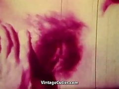 Guy Fucks 2 well Sucking Hairy Sluts (1960s Vintage)