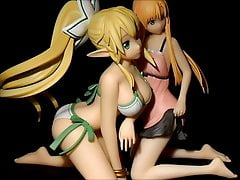 SaO : Leafa and Asuna SoF.Figures Cumshots