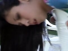 Redhead Tbabe fucks girl muff