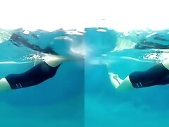 Schoolgirl Pool Diving Vr Part 2 - Girls Locker Room Hidden Cam