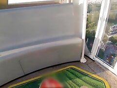 Cute teen 18+ Swallows Hot Cum - Public Blowjob on Ferris Wheel by Elin Flame