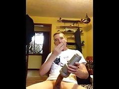 Guy Eats His Cum Out of Fleshlight