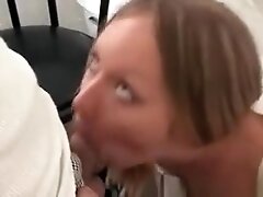 Bathroom Cock Sucking Action With Lovely