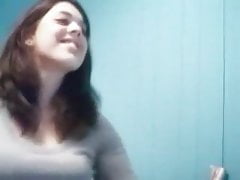 Amateur girl self worship on cam