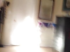 amateur footjob on a huge cock