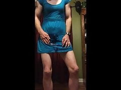 desperately wetting a dress and panties