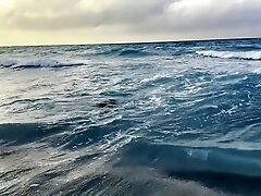 Swims In Atlantic Ocean And Poses Naked On A Public Beach In Cuba - Monika Fox