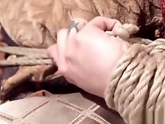 Blonde lures guy for threesome with shemale