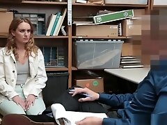 Dumb teen 18+ Shoplifter With A Big Ass Caught And Fucked