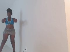 Ebony Sexy Dance Tease 1