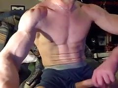 Str8 guy has long stroke session