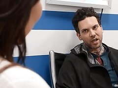 Flight Delay Anal Dick-Down With Small Hands, Nicole Doshi - Brazzers