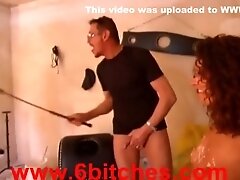 Sado Couple Torments Sub And Psycho Rolf Want Cum In Her Face