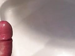 Abspritzen in die Dusche