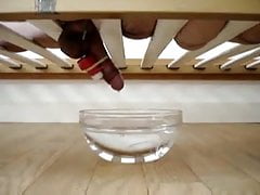 Str8 daddy electro cum and shot in water