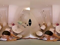 VR Hostel 2 - Peeping On Her Boobs And Getting Some Juice - LustReality