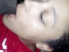 OneFaTheTeamxxx Redbone With Sexy Eyes Gags On BBC Until Cum (Fan Requested