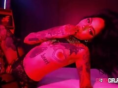 Tattooed Charmer Aurora Anarchy Gets Fantastic BDSM Pleasure