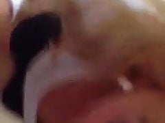 Sexy blonde sucking cock