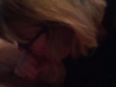 Cheating amateur wife big facial husband watching!