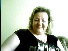 Hot 50 yo Russian mature Marina play on skype