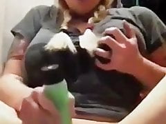 big tit blonde squirts