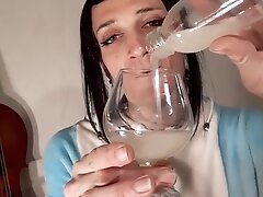She Swallowes 7 Days Of Cum (full Vid On X Twitter)