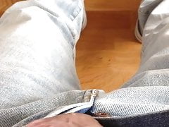 Masturbation in jeans