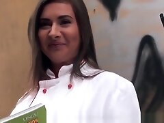 Pickedup Euro Beauty Giving Blowjob Pov