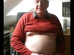 grandpa cum on cam