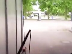 college girl in leggings washes her car and fucks in public