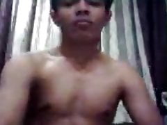 Cute Muscled Malay Guy Jerkoff